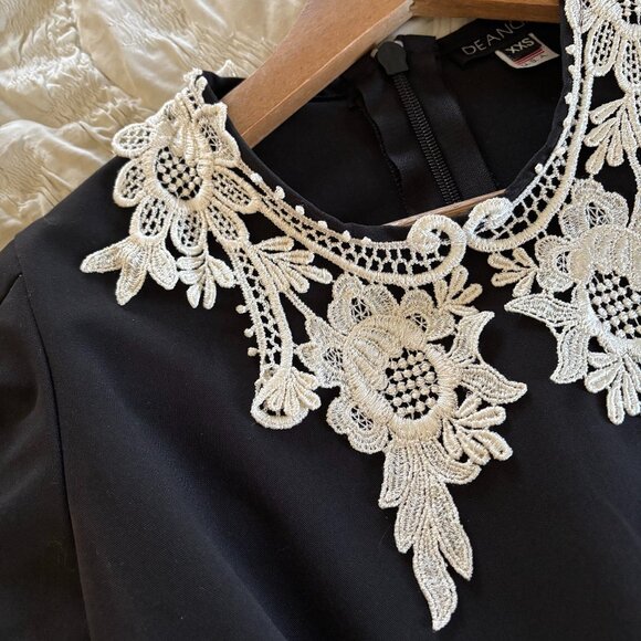 Deandri Roselle Lace Collar Dress - Picture 2 of 6